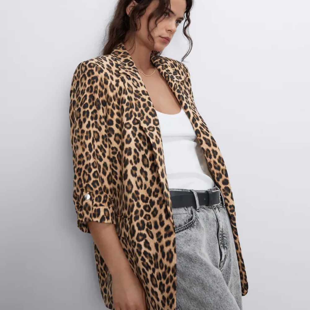 Zara leopard print blazer - Picture 9 of 13